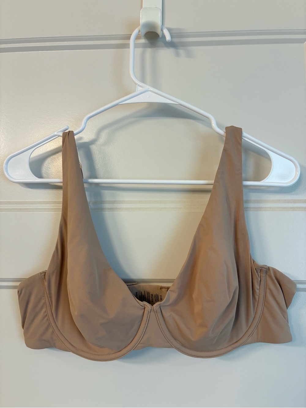 ThirdLovee Bra 38B 1/2 Light Nude Underwire Unlined No Foam